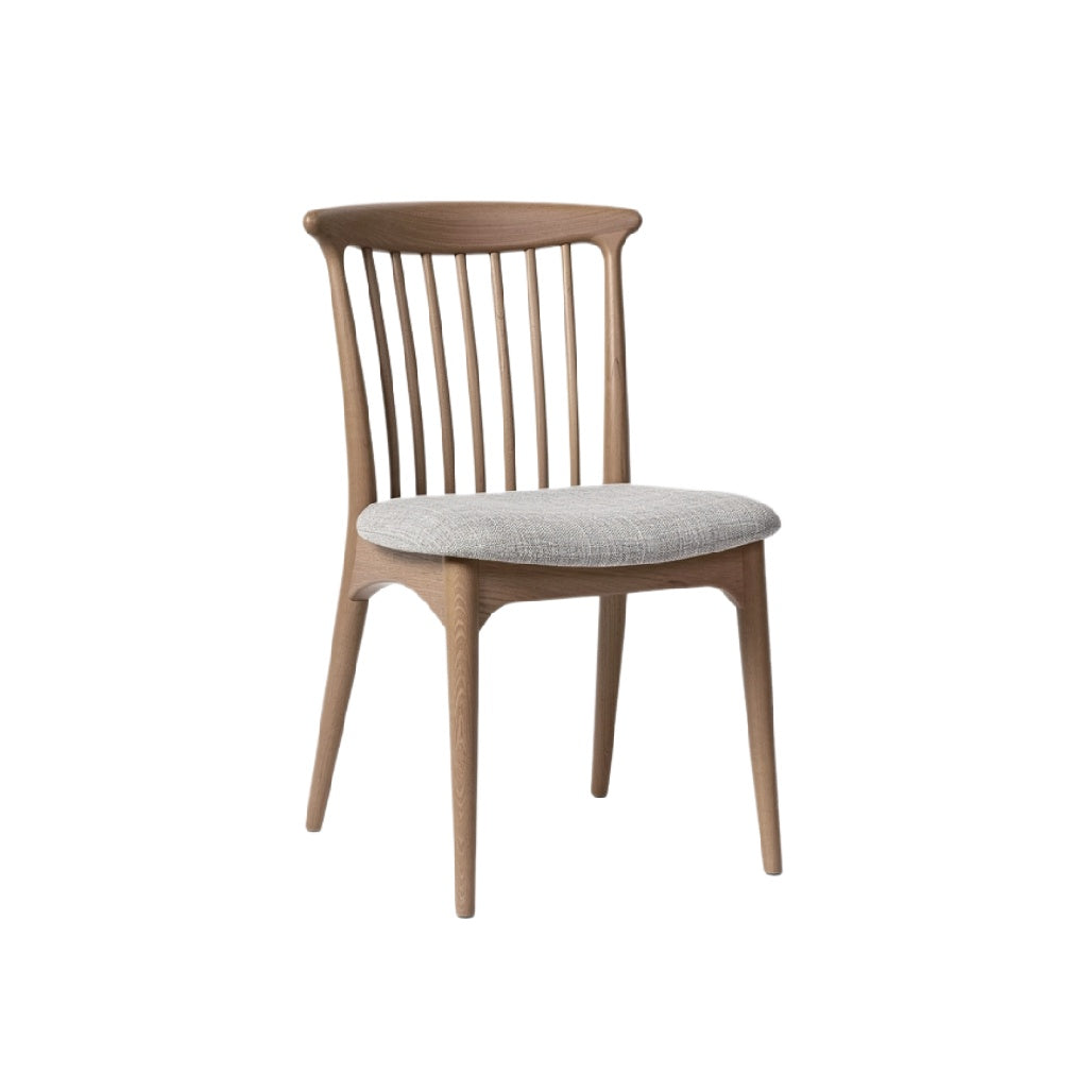Wooden Dining Chair with Upholstered Seat