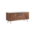 Modern Wooden Sideboard with Silver Legs