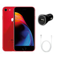 Restored iPhone 8 A1863 (Fully Unlocked) 64GB Red (Grade A) w/ Fast Car Charger (Refurbished)
