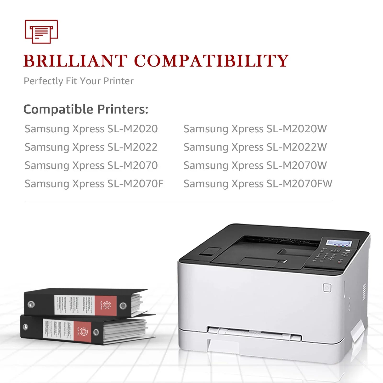 Tonerkingdom 4-Pack Compatible Toner People for MLT-D111S 111S Work with Xpress M2020W M2070FW M2070W Laser Printer Ink Midnight