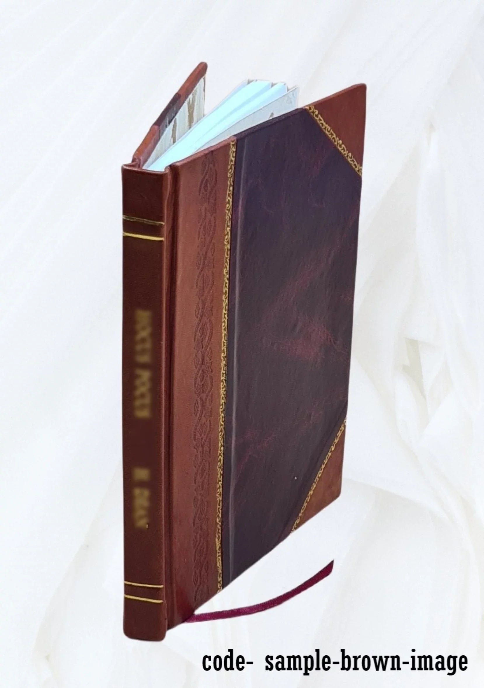 Asmus omnia sua secum portans, oder Sa?mmtliche werke des Wandsbecker bothen .. 1775 [Leather Bound]