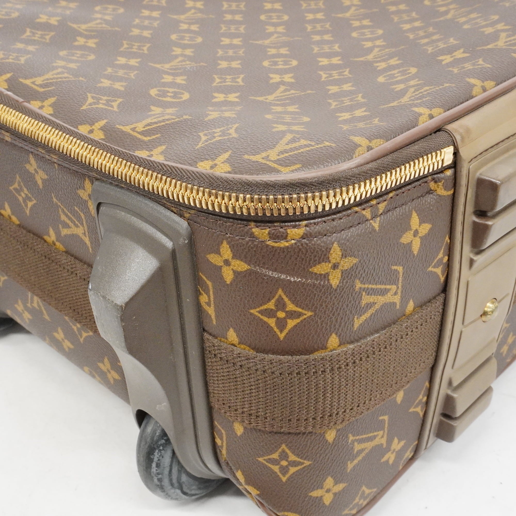 Used Auth Louis Vuitton Carry Case Monogram Pegas 55 M23294