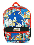 SEGA 16 inches Sonic the Hedgehog Allover Large Backpack