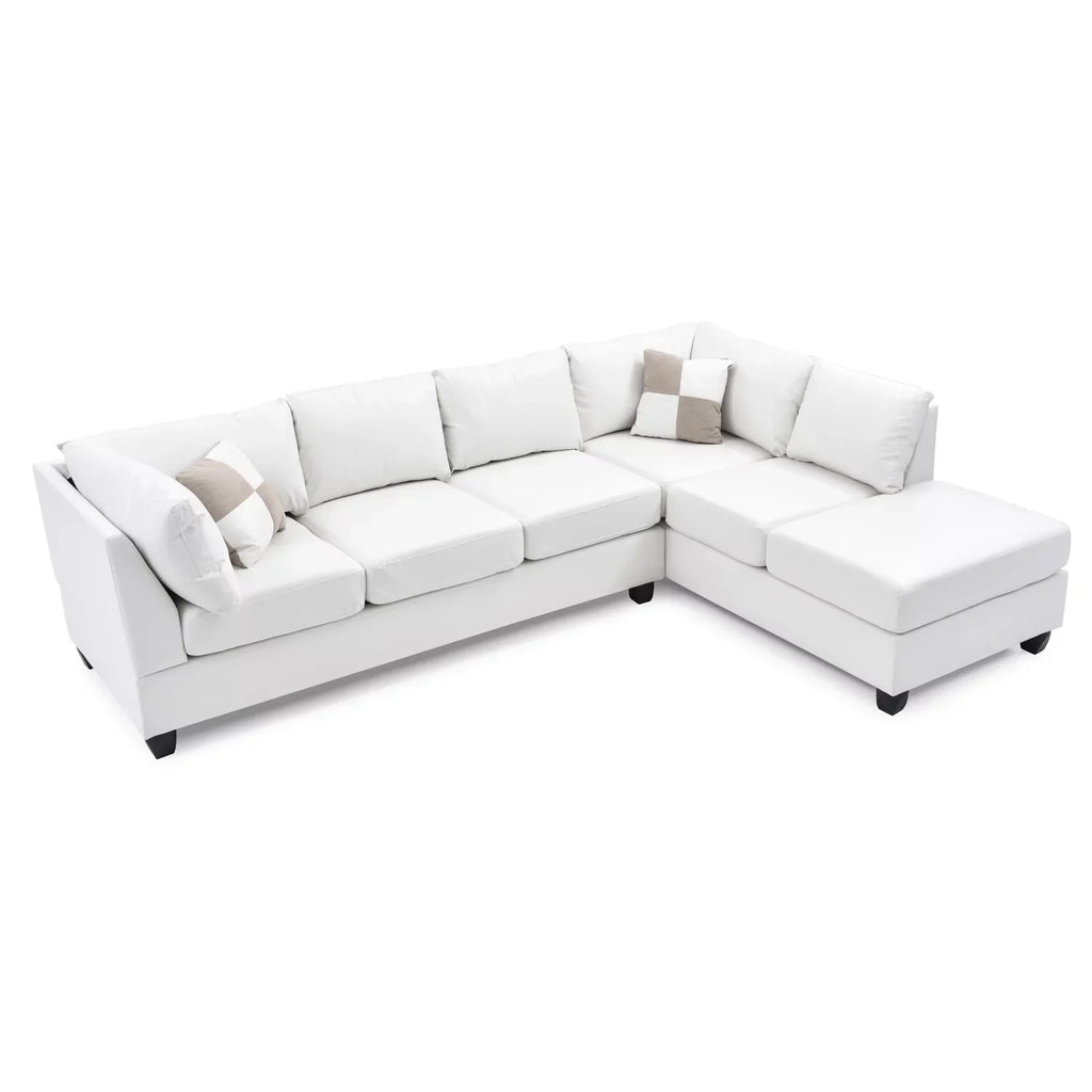 Homestock Antique Appeal G647B-SC Sectional ( 3 Boxes) , white