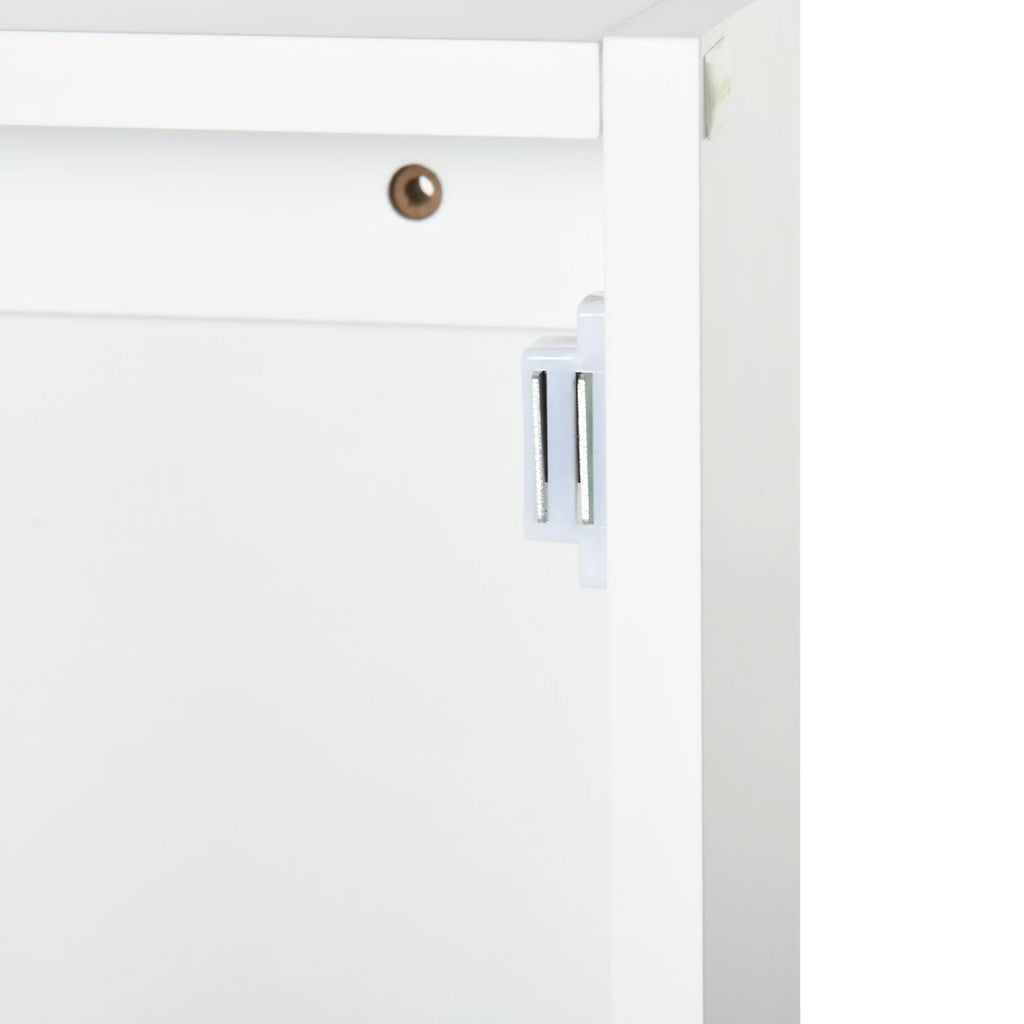 kleankin Bathroom Medicine Cabinet, Wall Mounted Mirror Cabinet, White